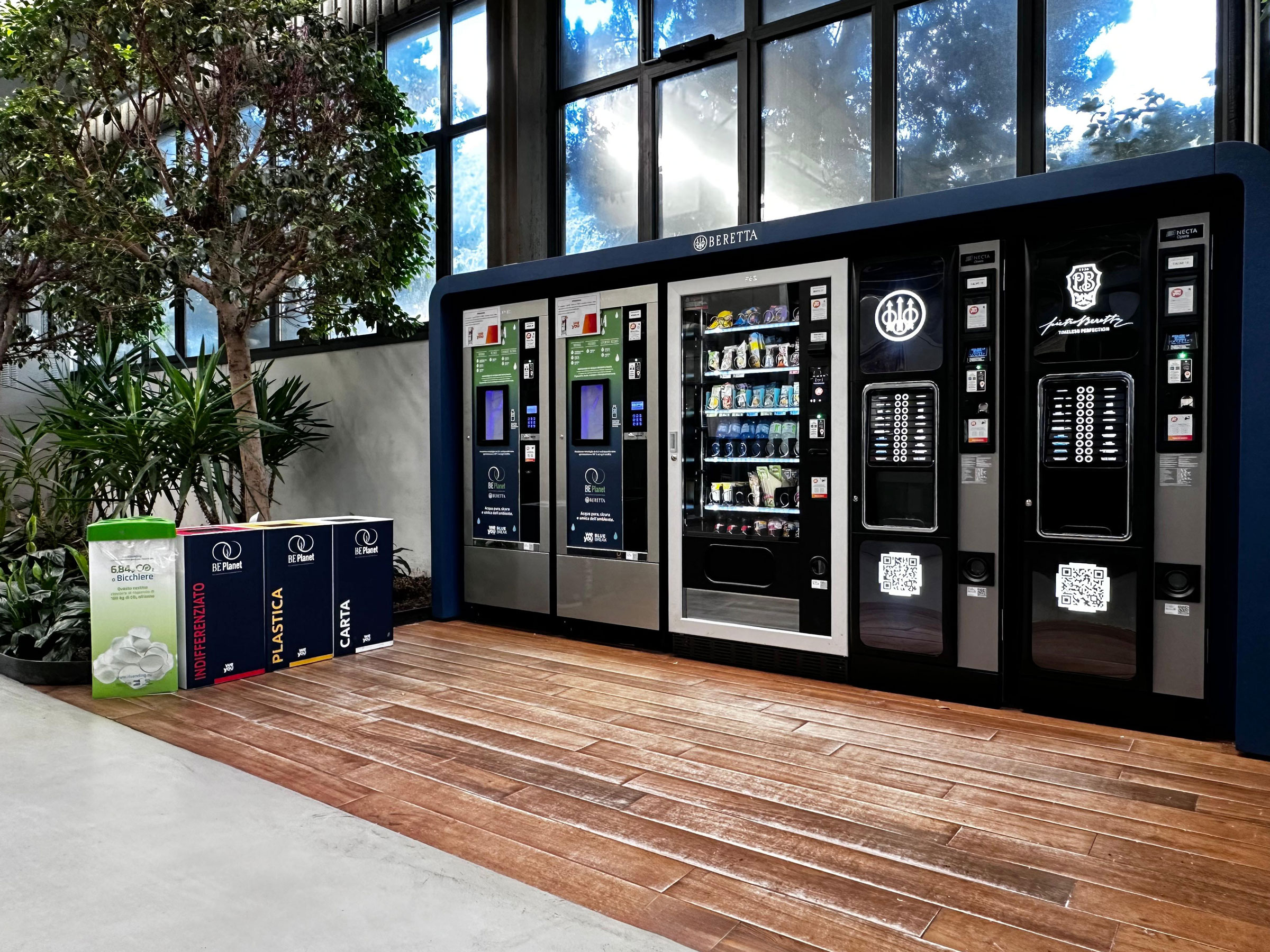 area break brescia beretta distributori e raccolta differenziata
