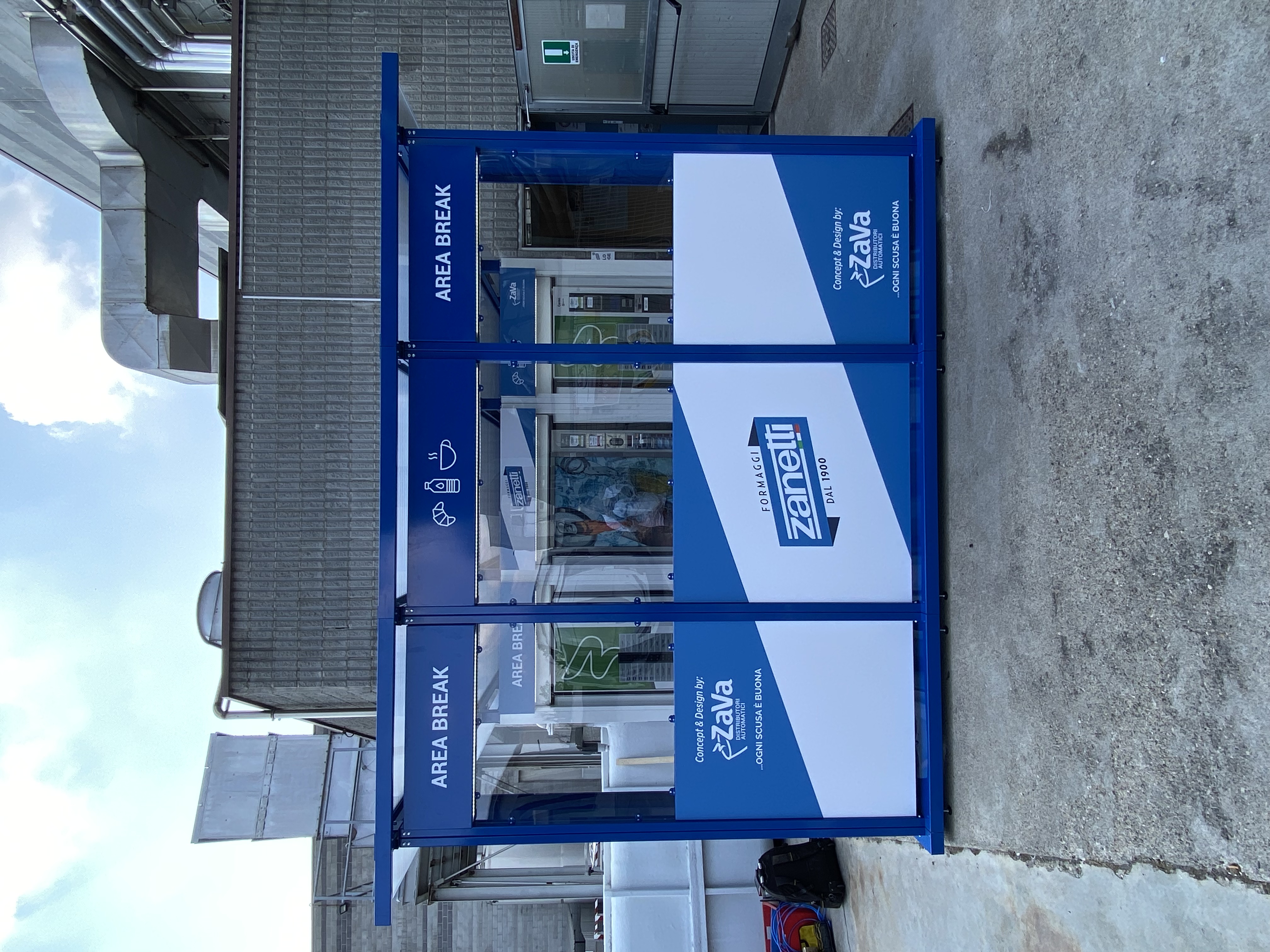 area break outdoor per Zanetti Spa a Bergamo